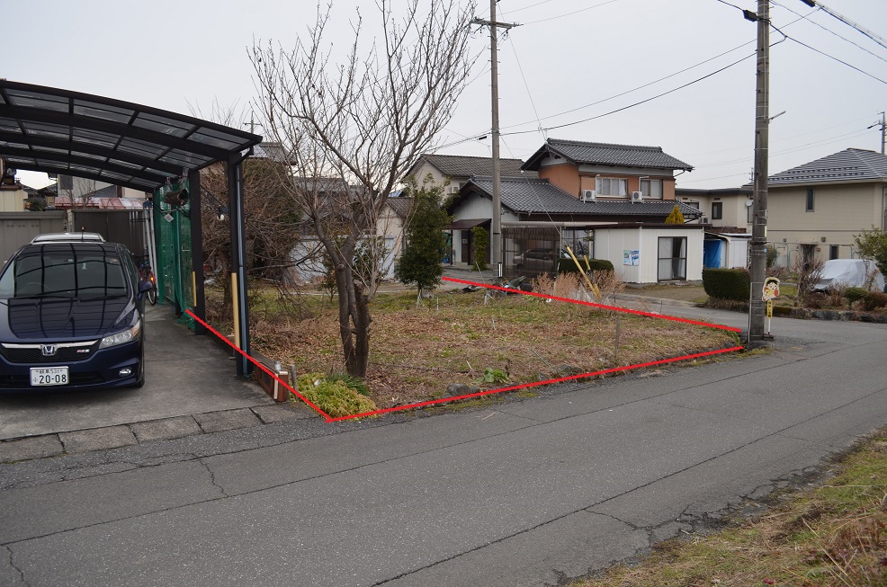 東南角地　南方見晴らし良し