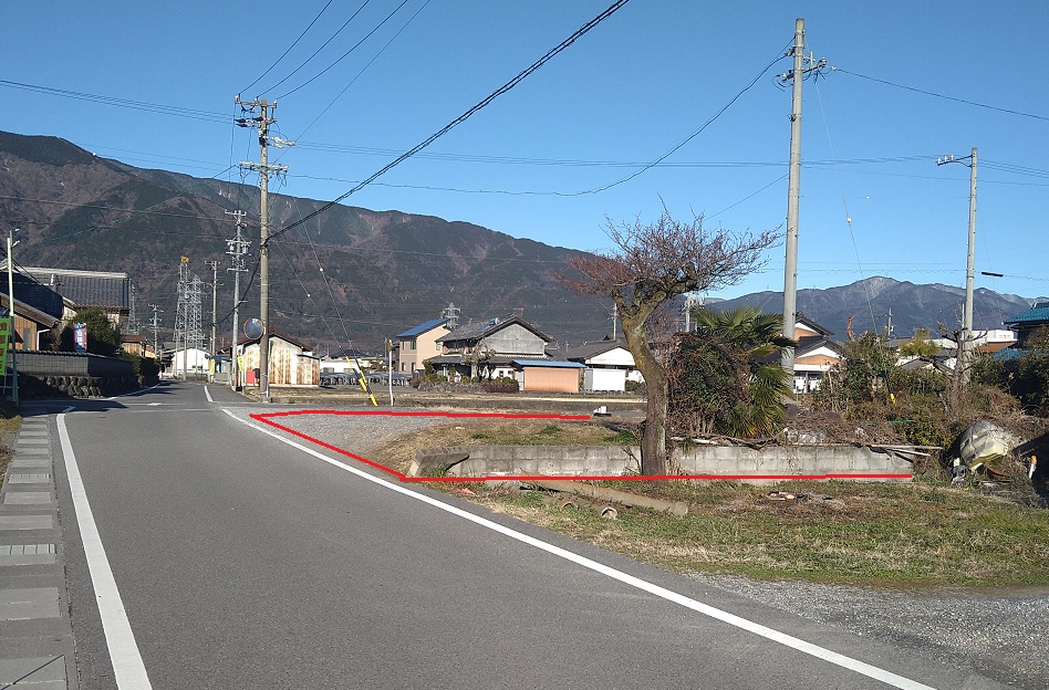 温知小学校まで350ｍの南向き角地の64坪