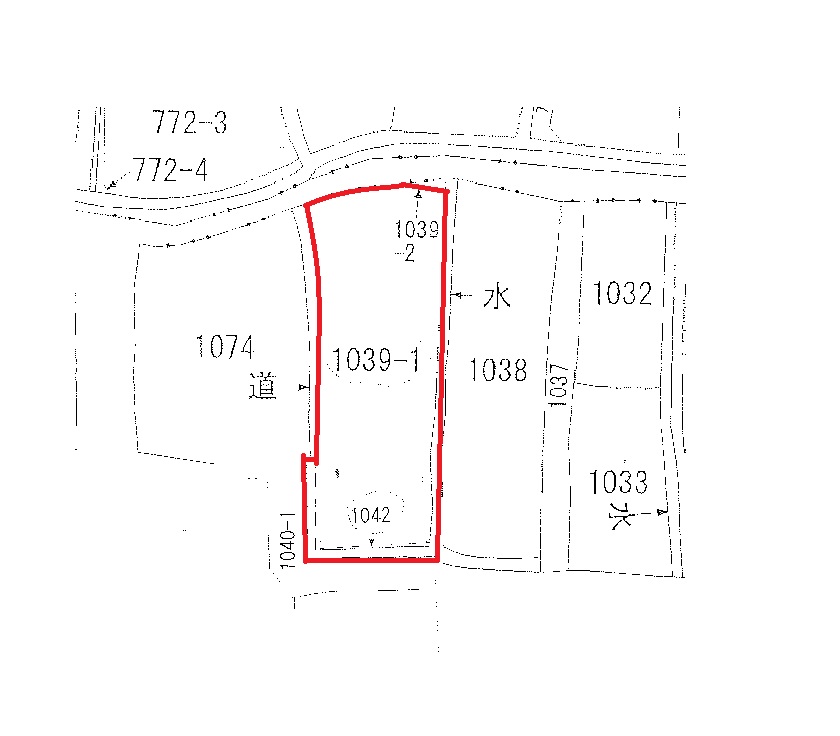 美濃本郷駅から東へ直線４５０ｍ　212坪！