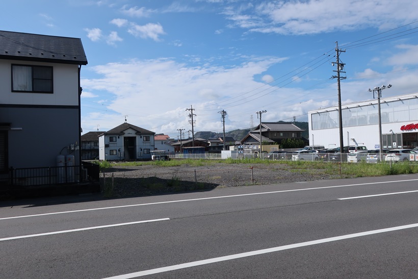 北部消防署の向い２８１坪の売り土地　